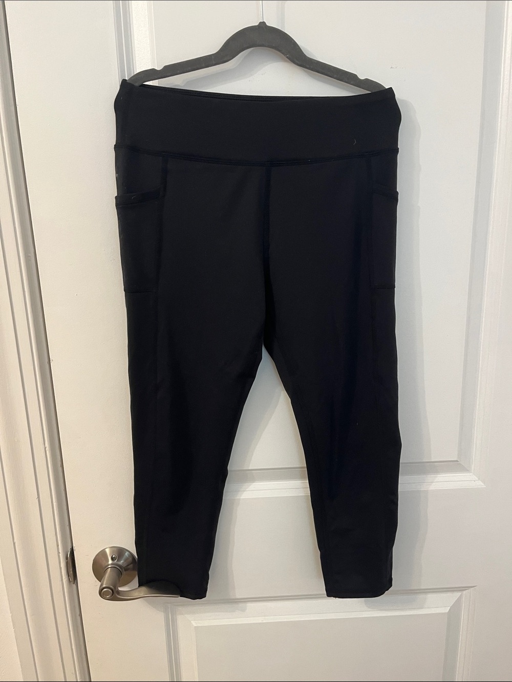 Zella Girl Black Leggings with Side Pockets